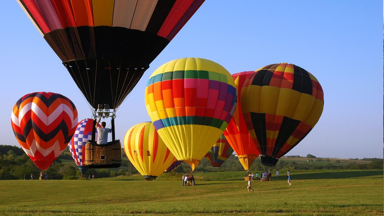 Hot air balloons