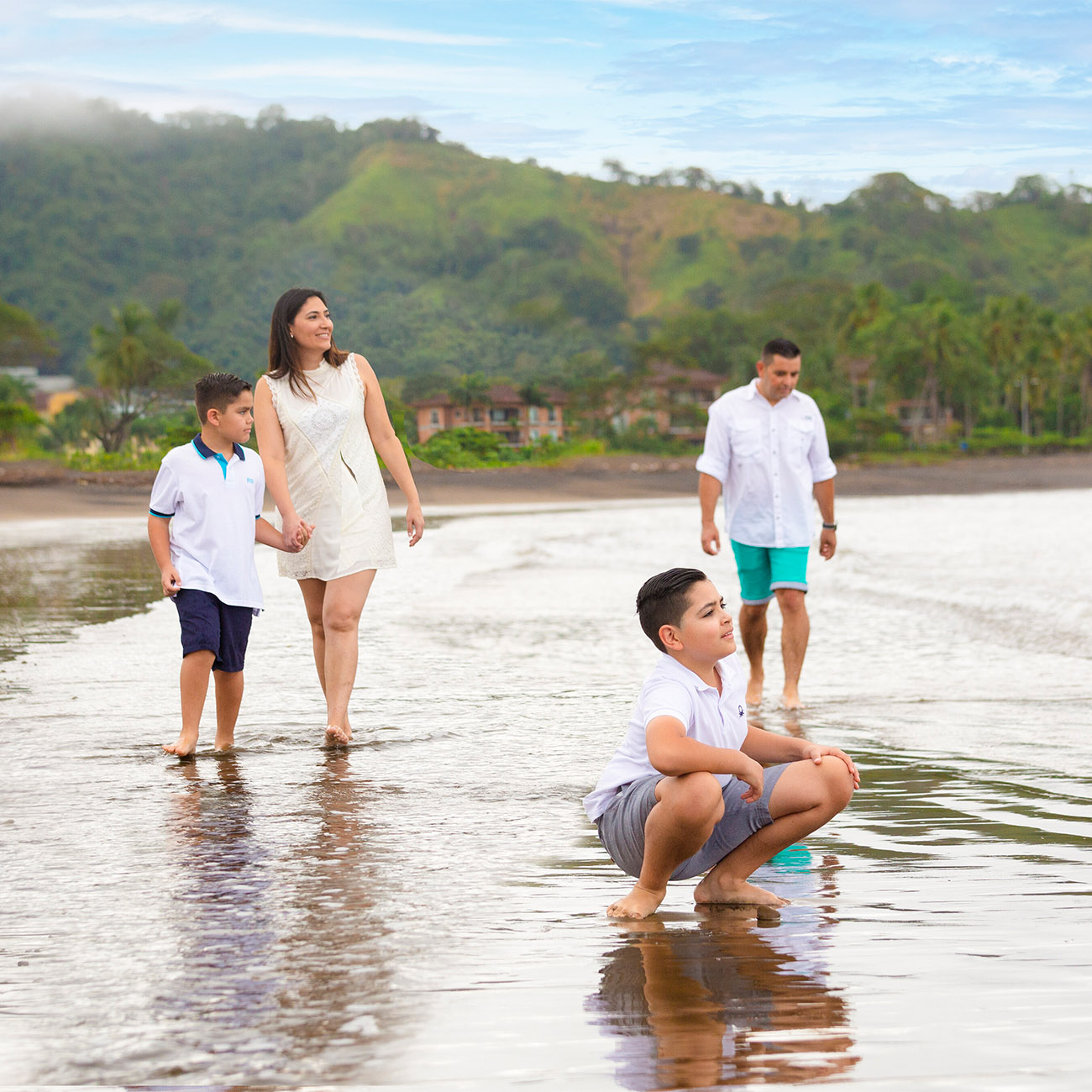 Family on the Beach