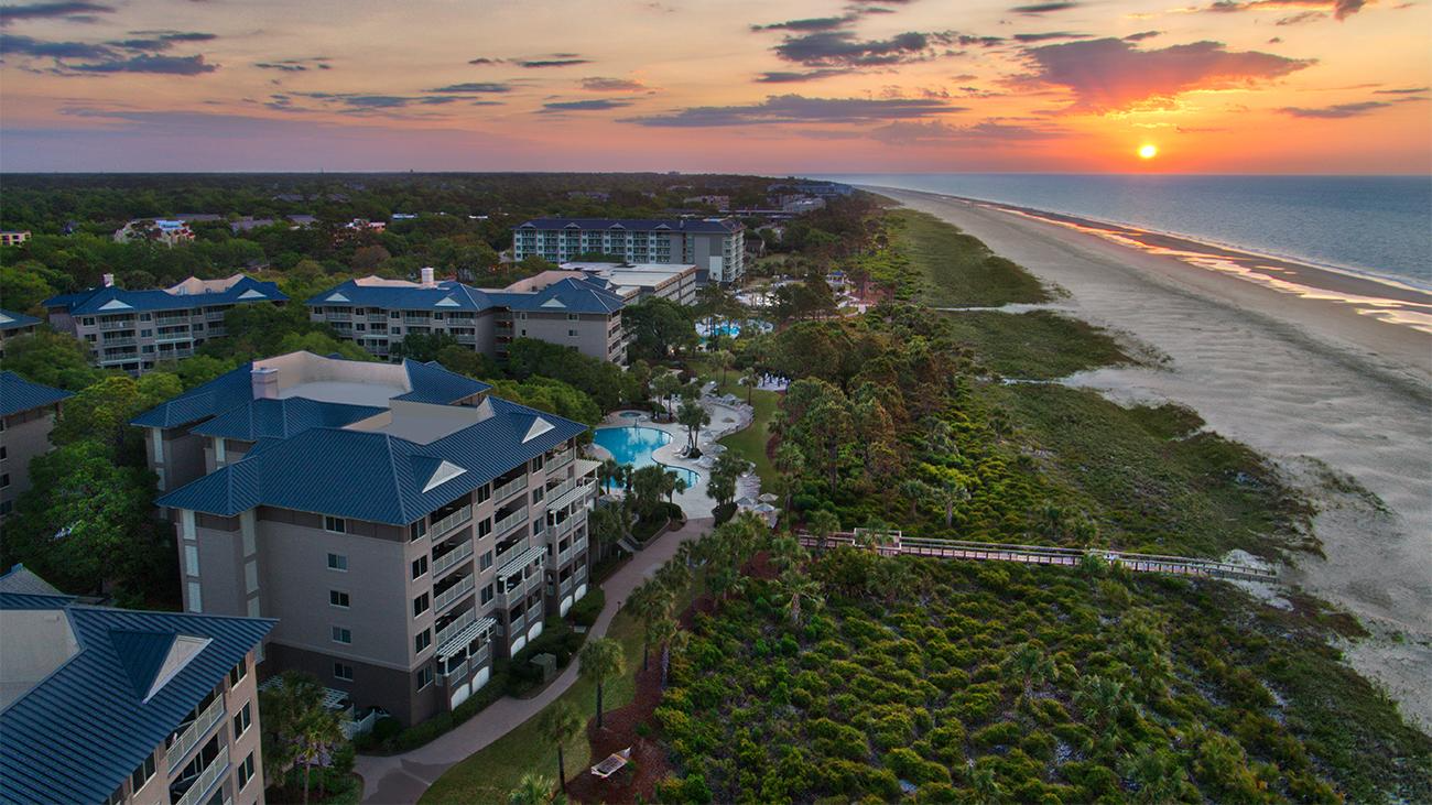 Marriott's Grande Ocean Aerial Beach View
